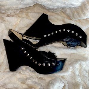 NBW Michael Kors studded wedge